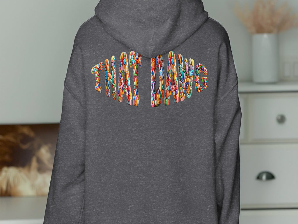 Colorful Graphic Text Back Hoodie product