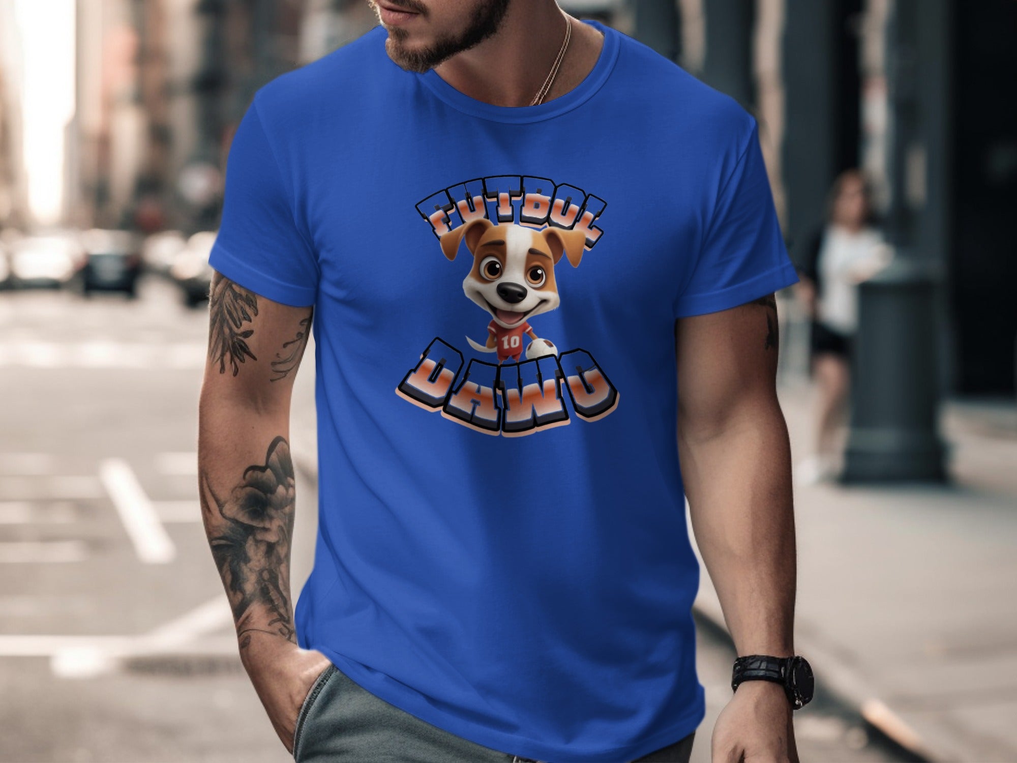 Futbol Dawg Graphic Shirt Perfect for Dog Lovers