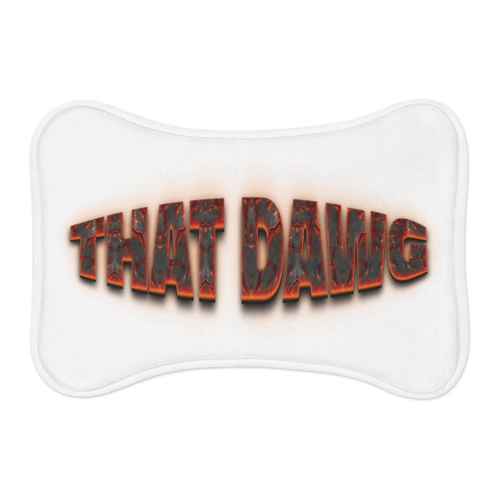 THAT DAWG Text Design Lumbar Pillow Product