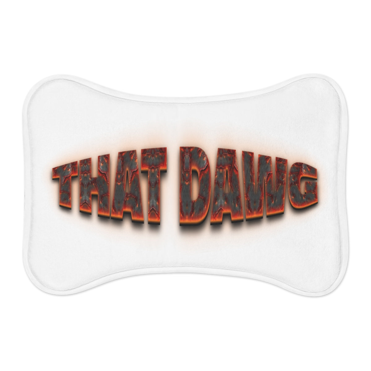 THAT DAWG Text Design Lumbar Pillow Product
