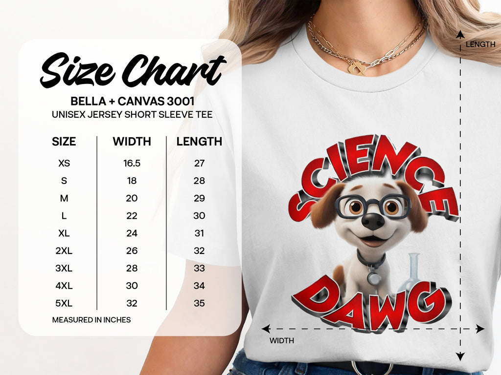 Stylish Science Dawg Graphic Unisex Tee product type