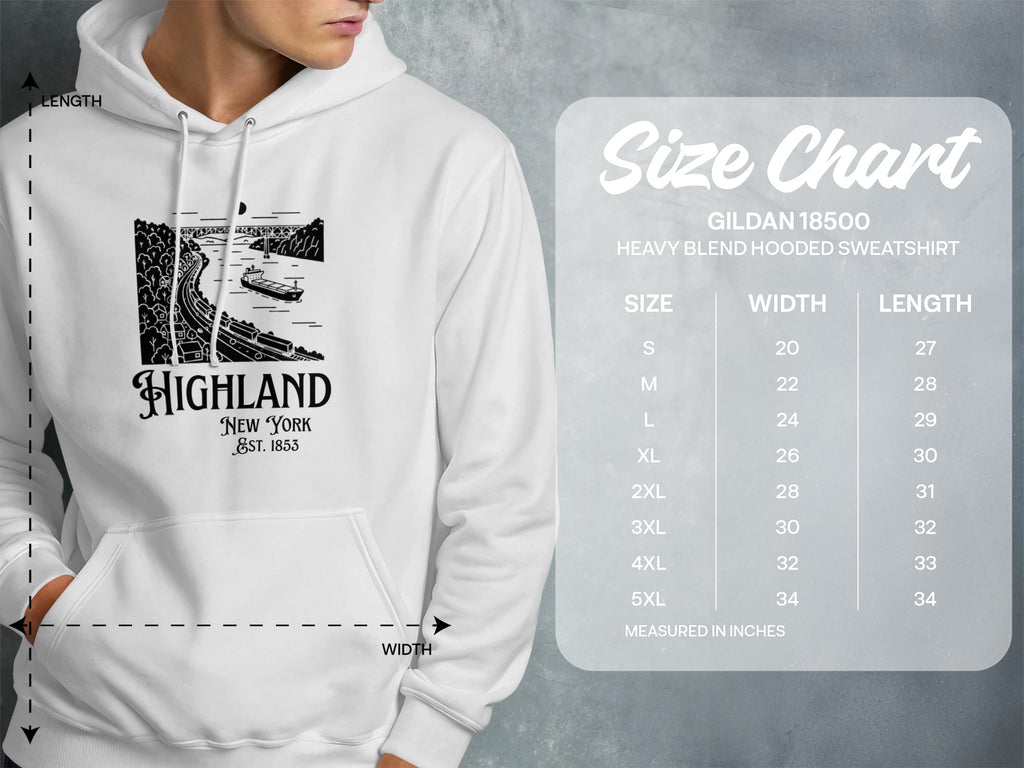 Highland New York Est 1853 Gildan 18500 product type