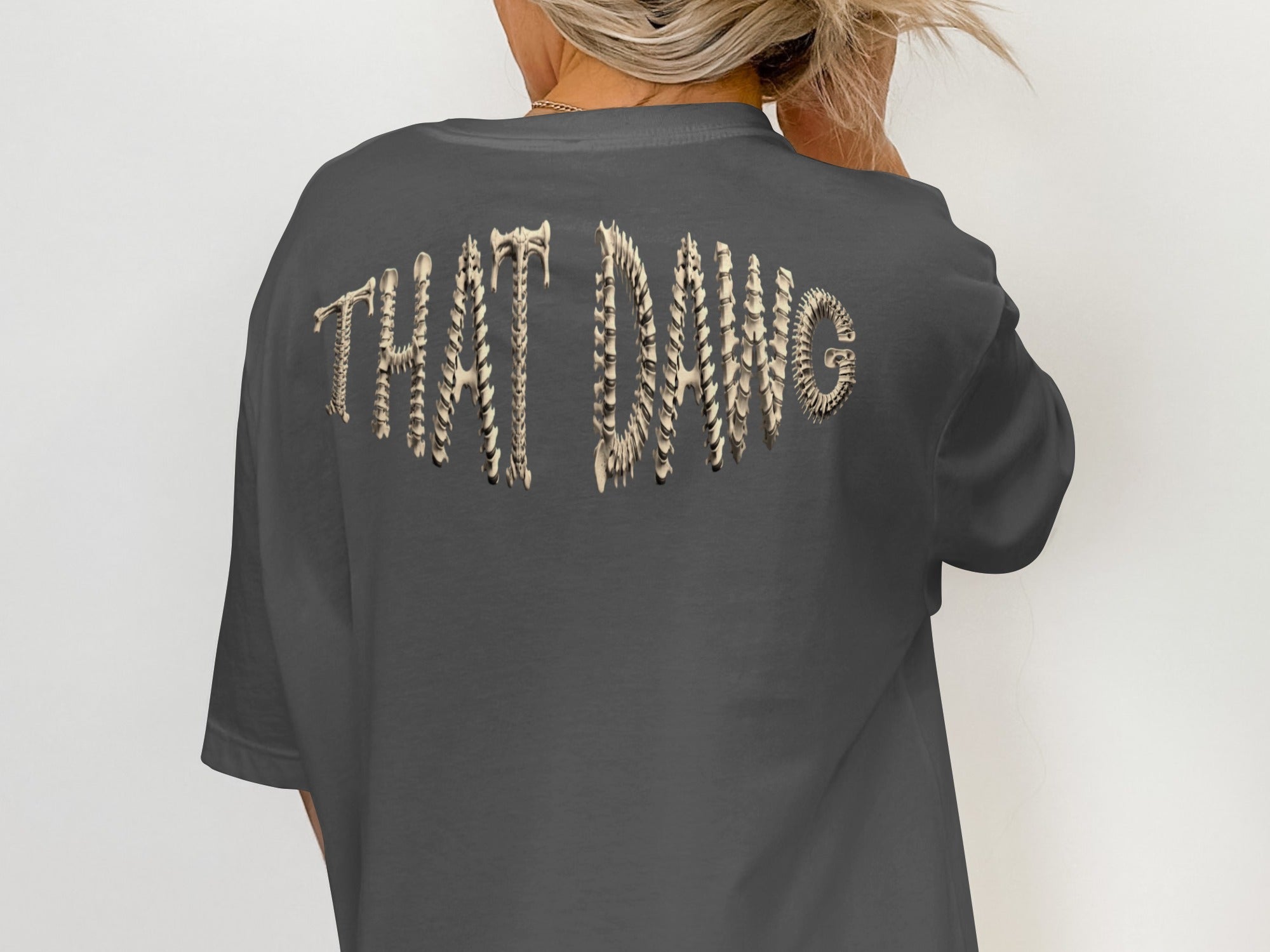 Trendy Black Graphic THAT DWNG Printed Shirt product