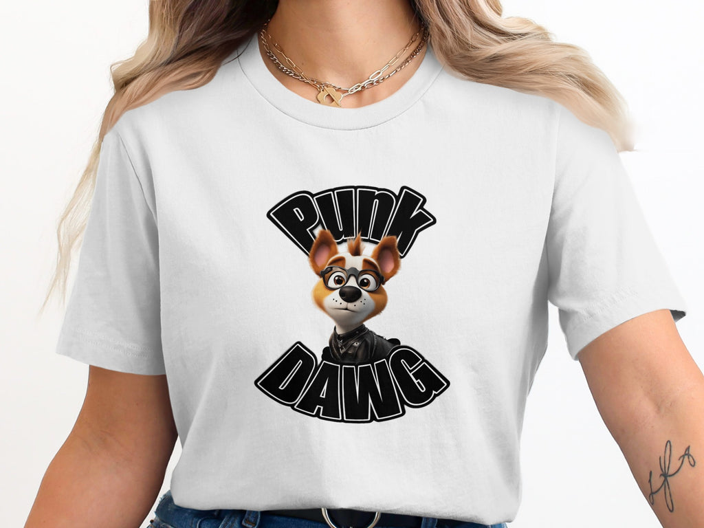 Punk Dawg Graphic Tee for Trendy Fashion Statement