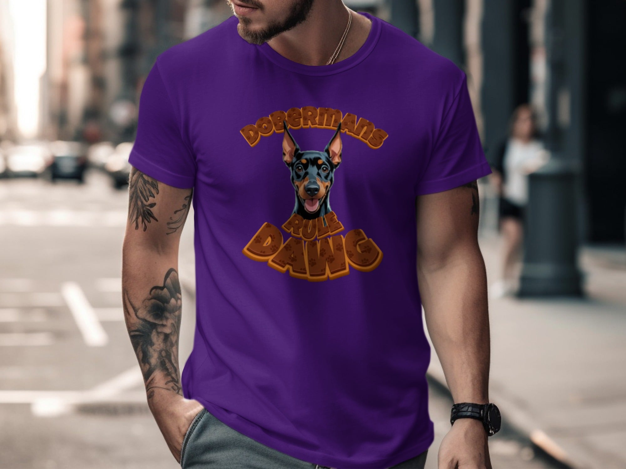 Dobermans Rule Dawg Graphic Tee Product
