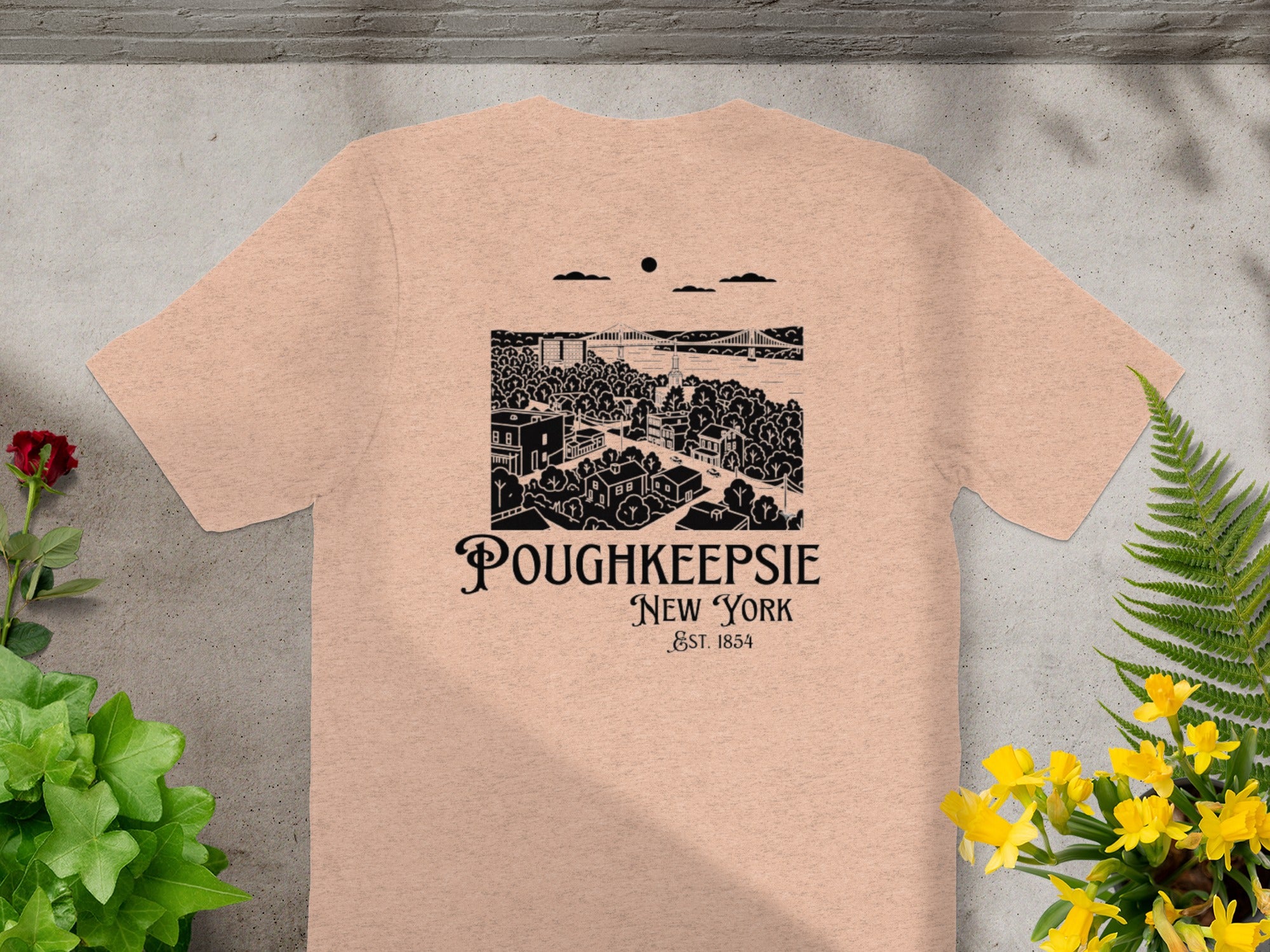 Poughkeepsie New York Est 1854 Vintage Graphic Tee