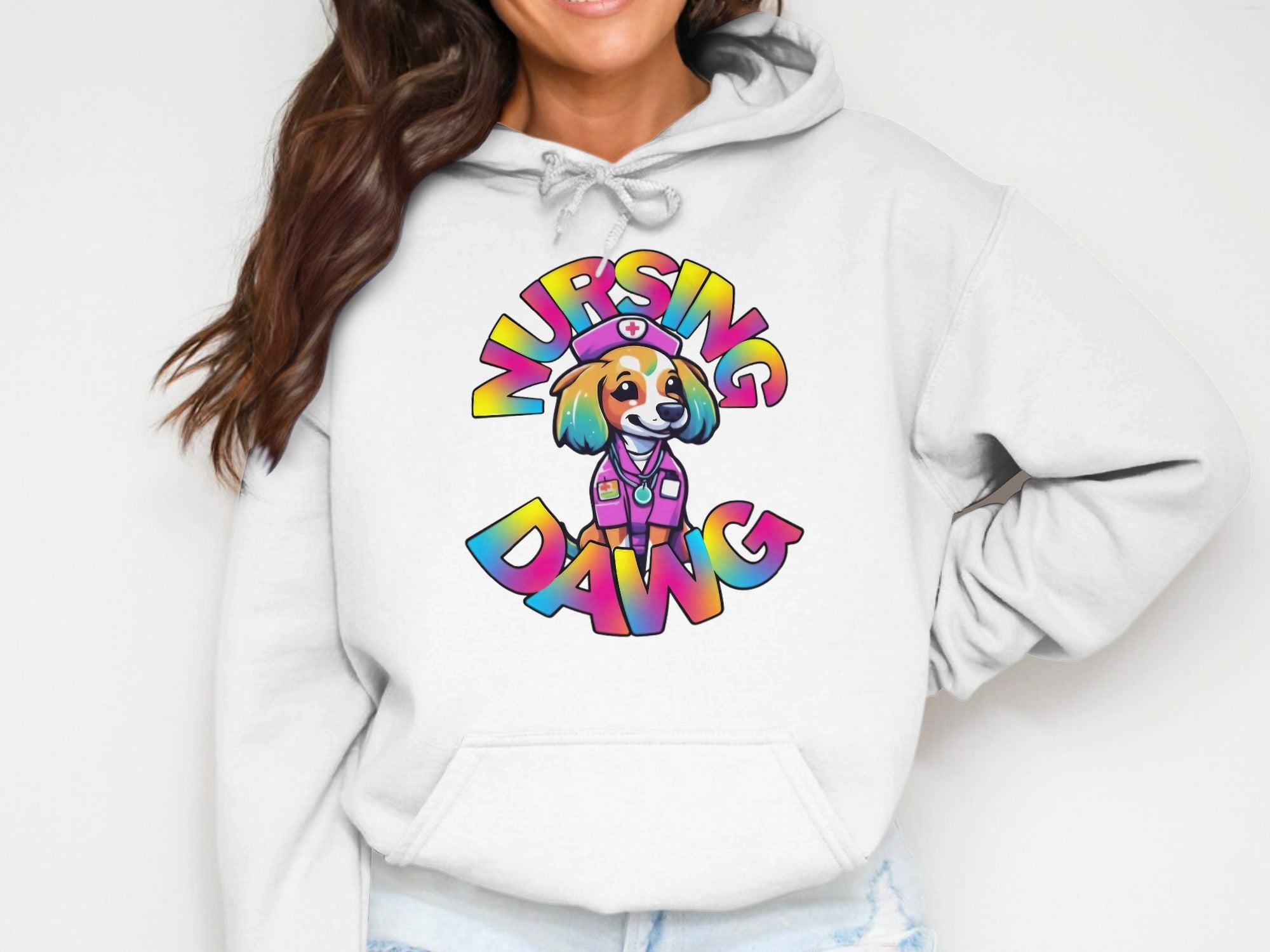 Nursing Dawg Cute Nurse Themed Hoodie product
