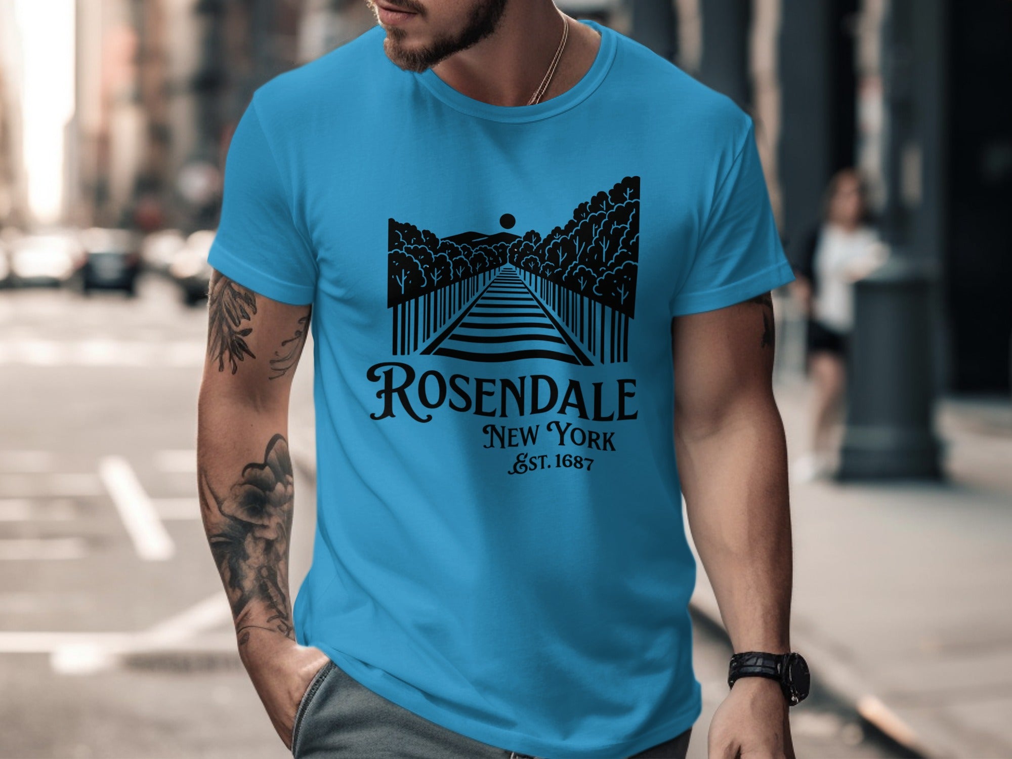 Rosendale New York Est. 1687 Graphic Tee Shirt
