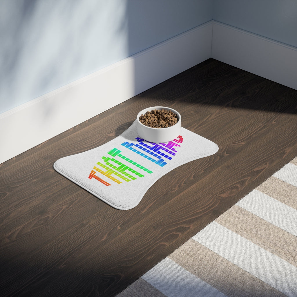 Colorful Feeding Station Mat for Pets