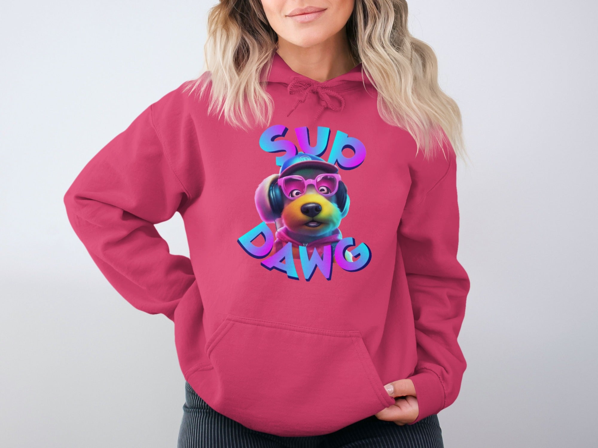 Sup Dawg Colorful Graphic Design Hoodie product