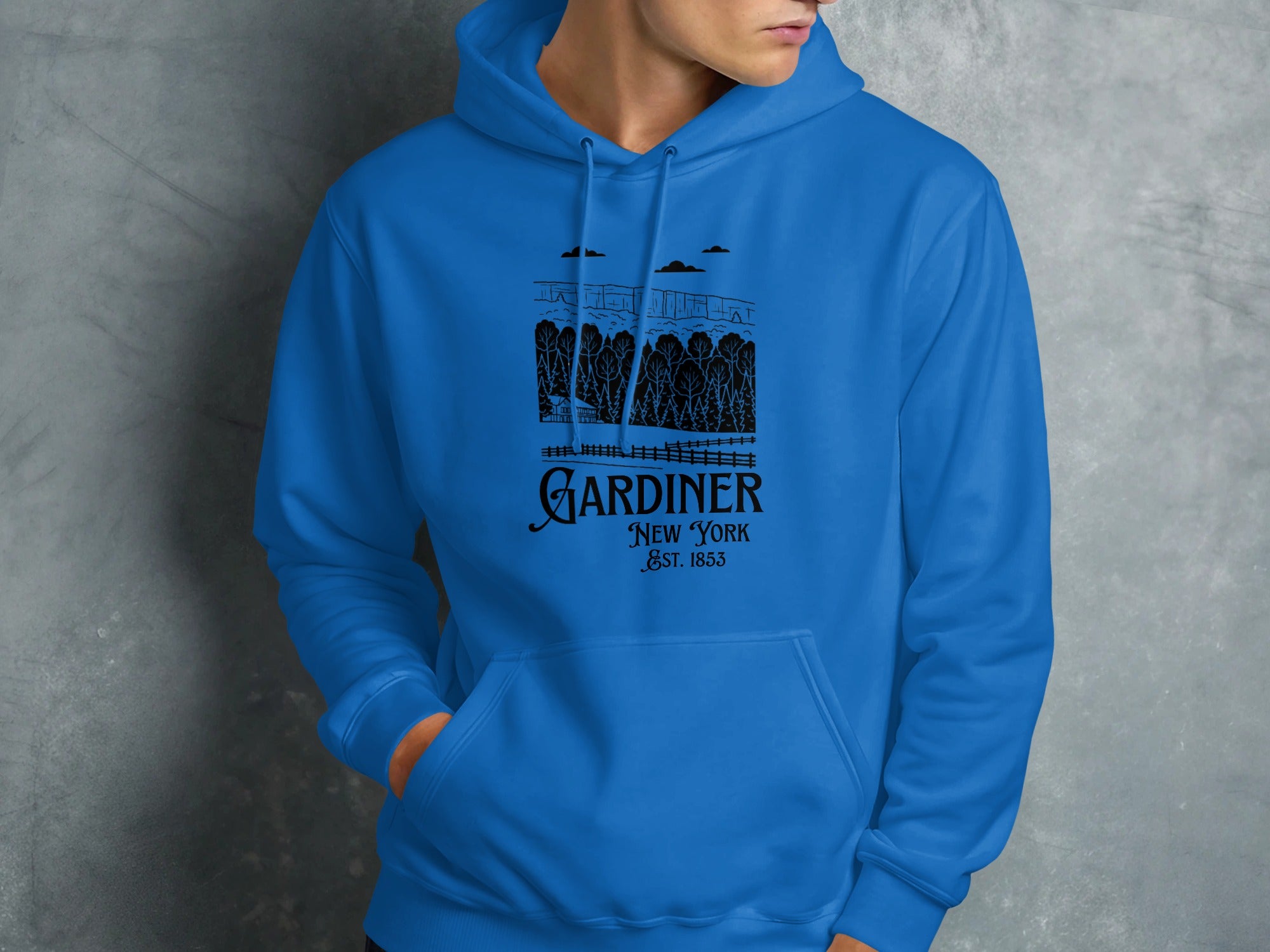 Gardiner New York Est. 1853 Hoodie with Unique Design