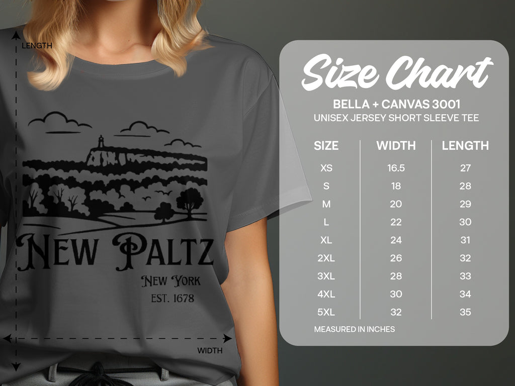 New Paltz New York Est. 1678 Unisex Jersey Tee
