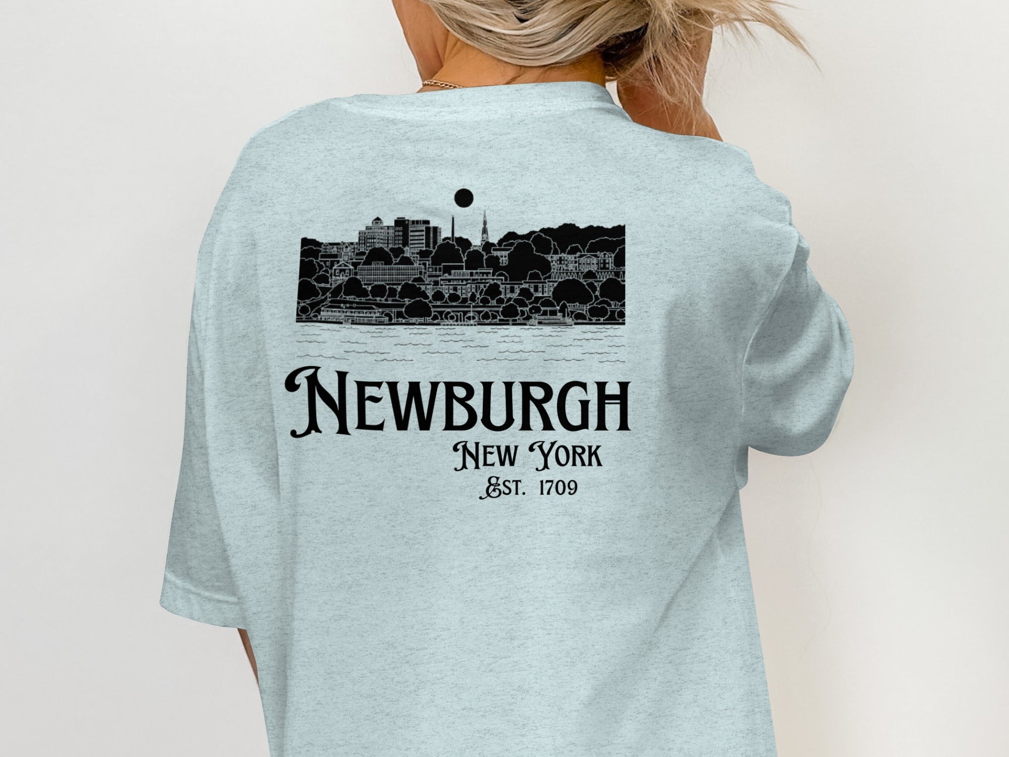 Newburgh New York Est 1709 Scenic Graphic Tee