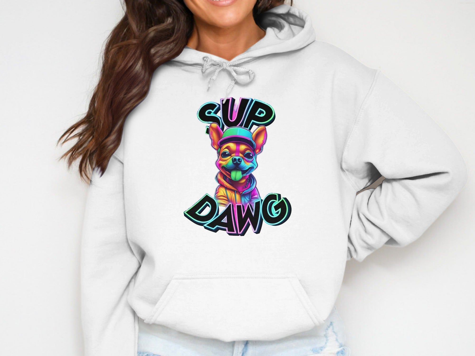 Colorful Sup Dawg Hoodie Design for Stylish Look