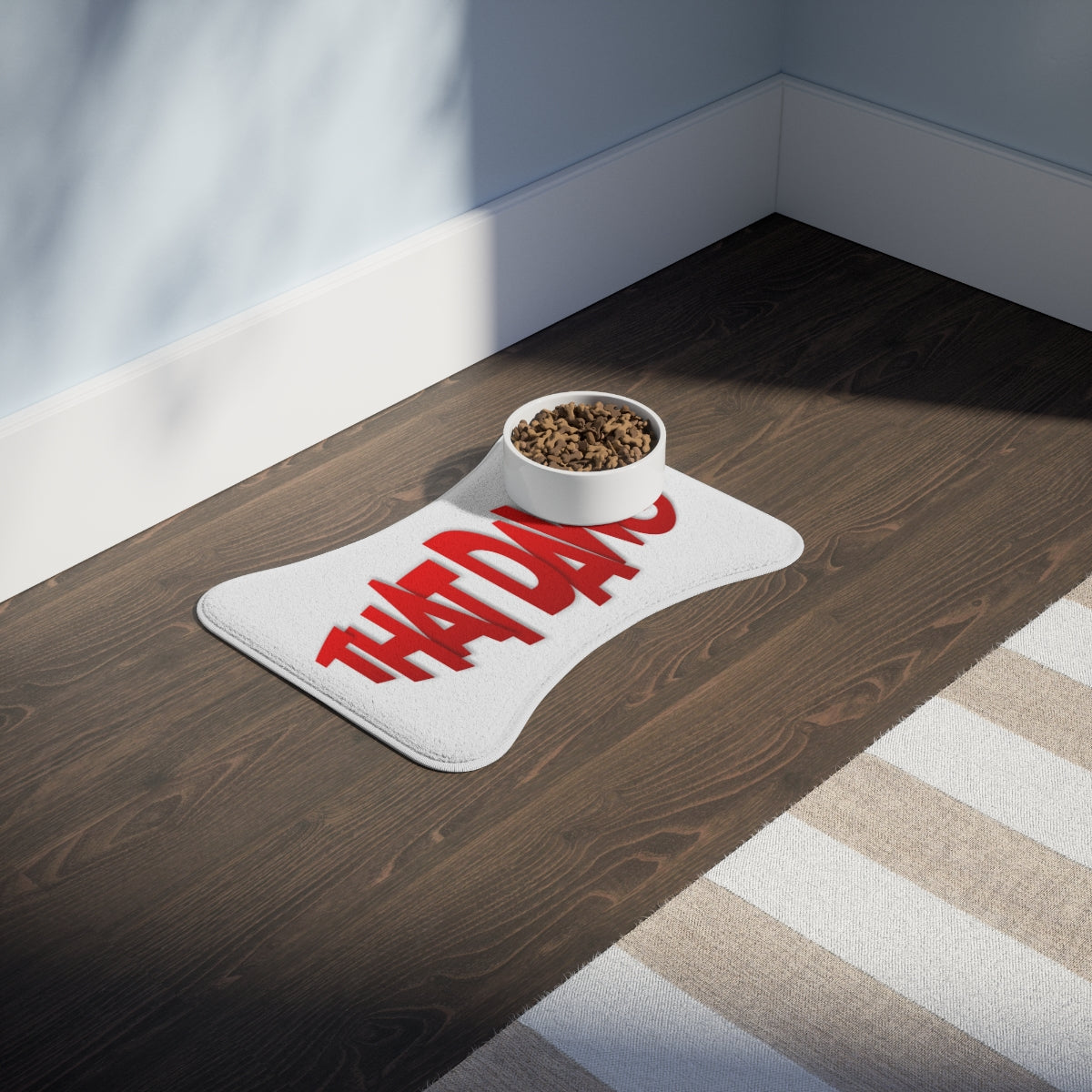 THAT DOG Food Bowl Mat for Pet Feeding and Water Station