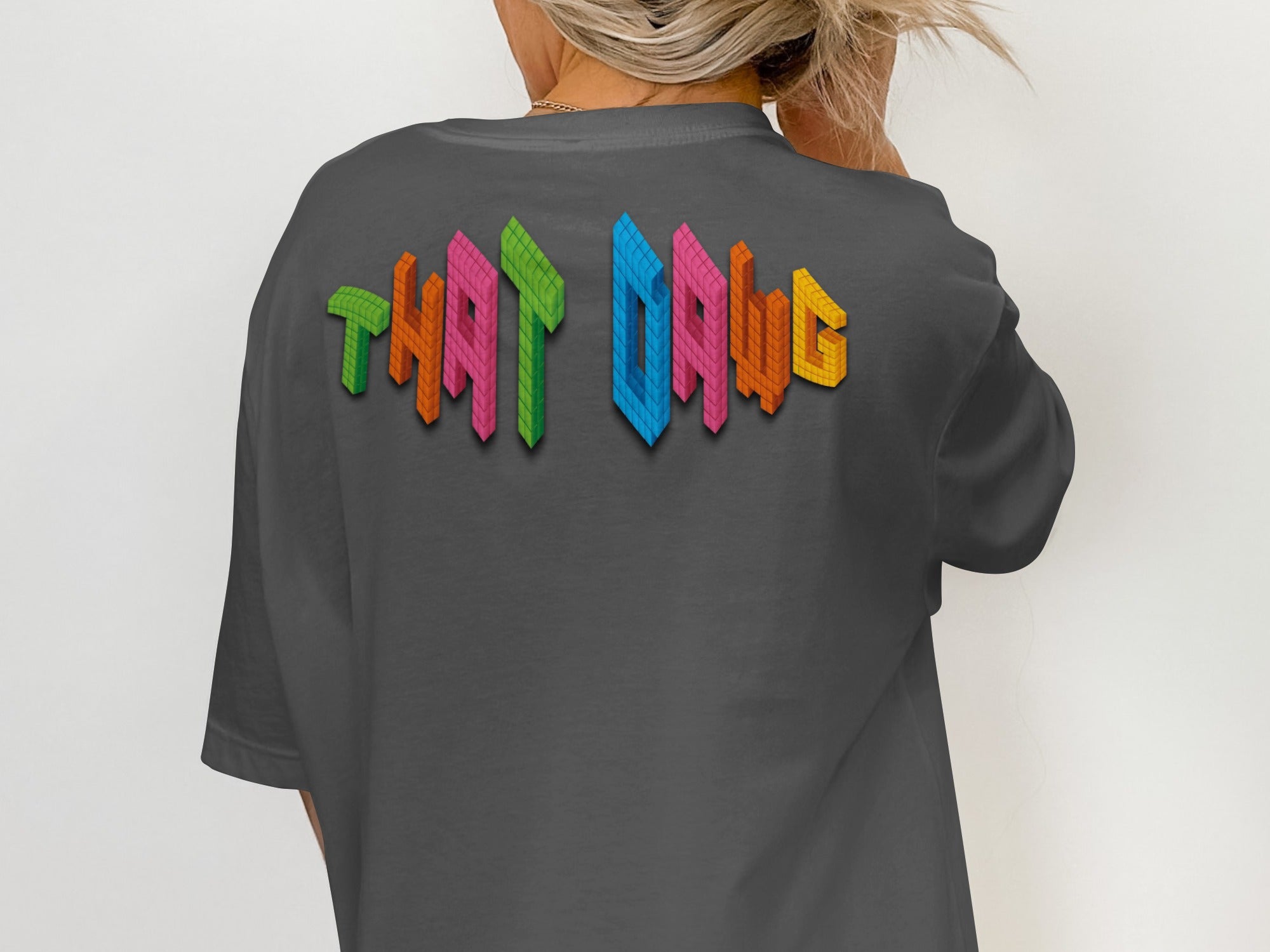 That Dawg Graphic Dark Loose Casual Shirt product