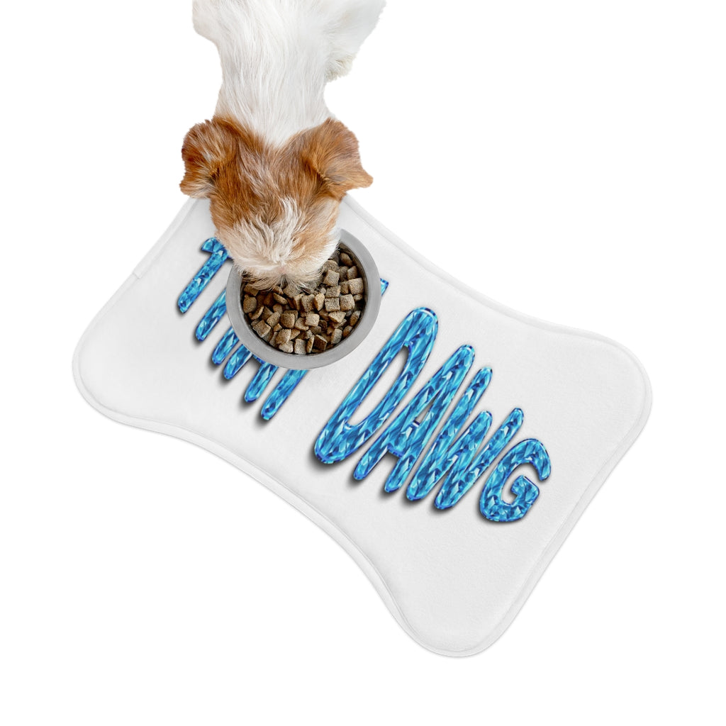 Timmy Dawg Bone Shaped Pet Feeding Mat