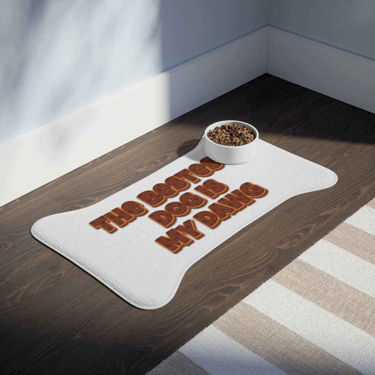 The Bestest Dog is My Dawg pet mat