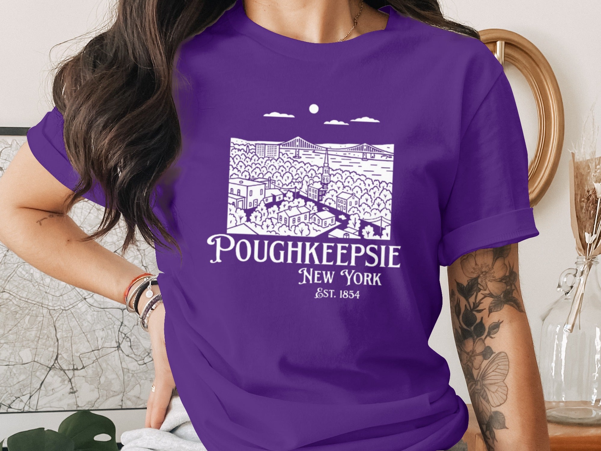 Poughkeepsie New York Est. 1854 graphic t-shirt