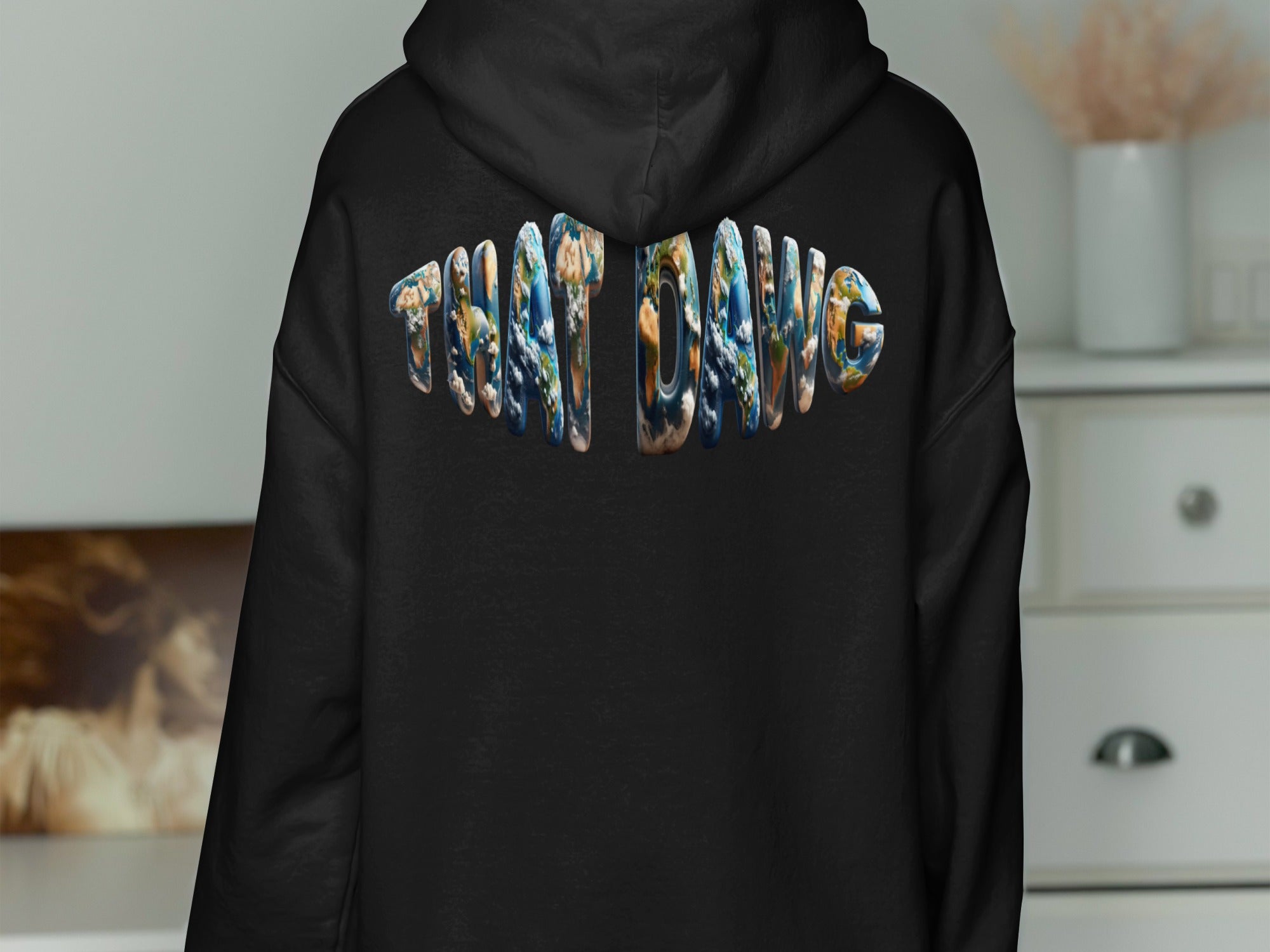 That Dave Black Hooded Sweatshirt product type