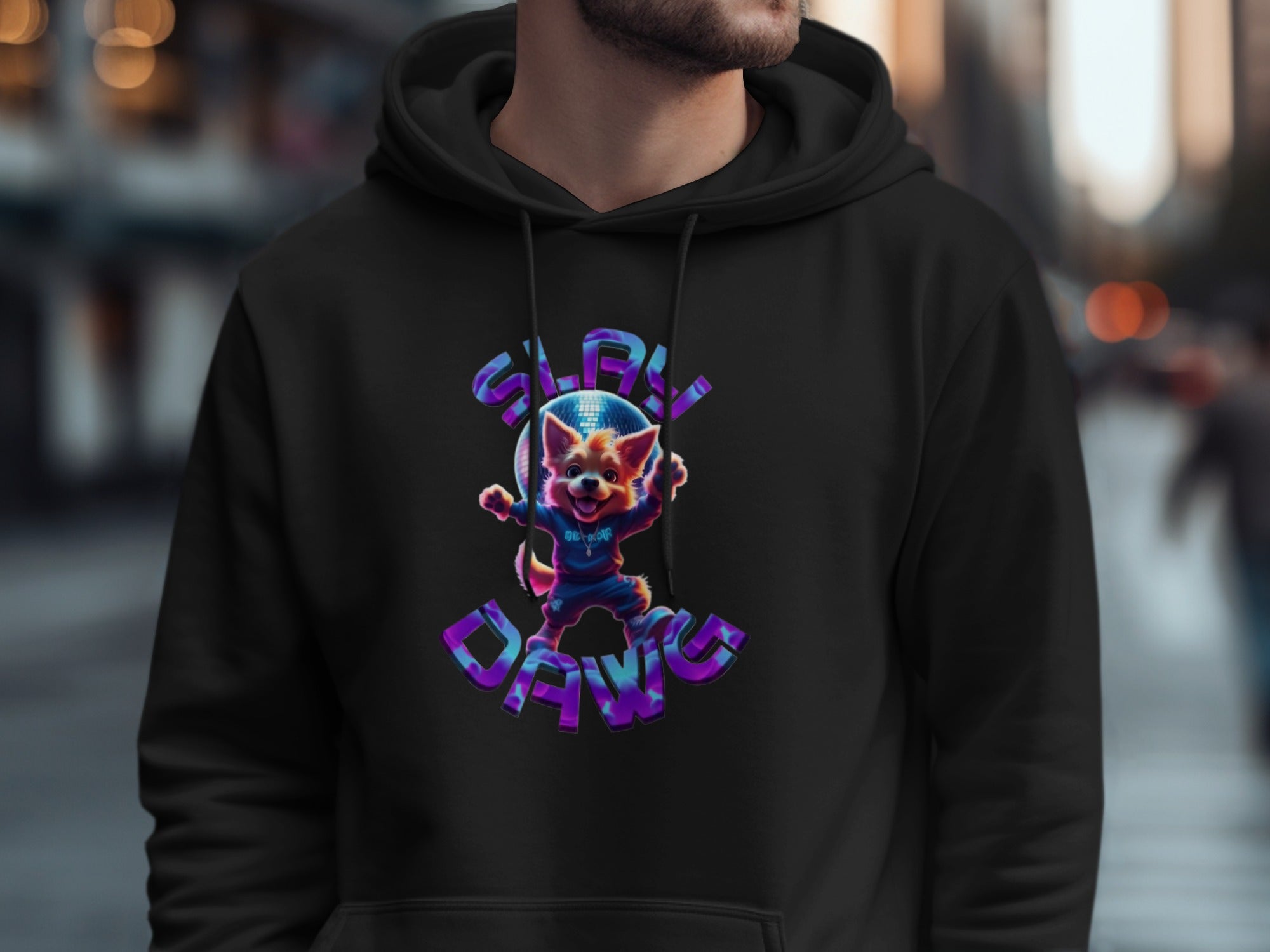 Stay Dawg Cute Cartoon Character Hoodie product type