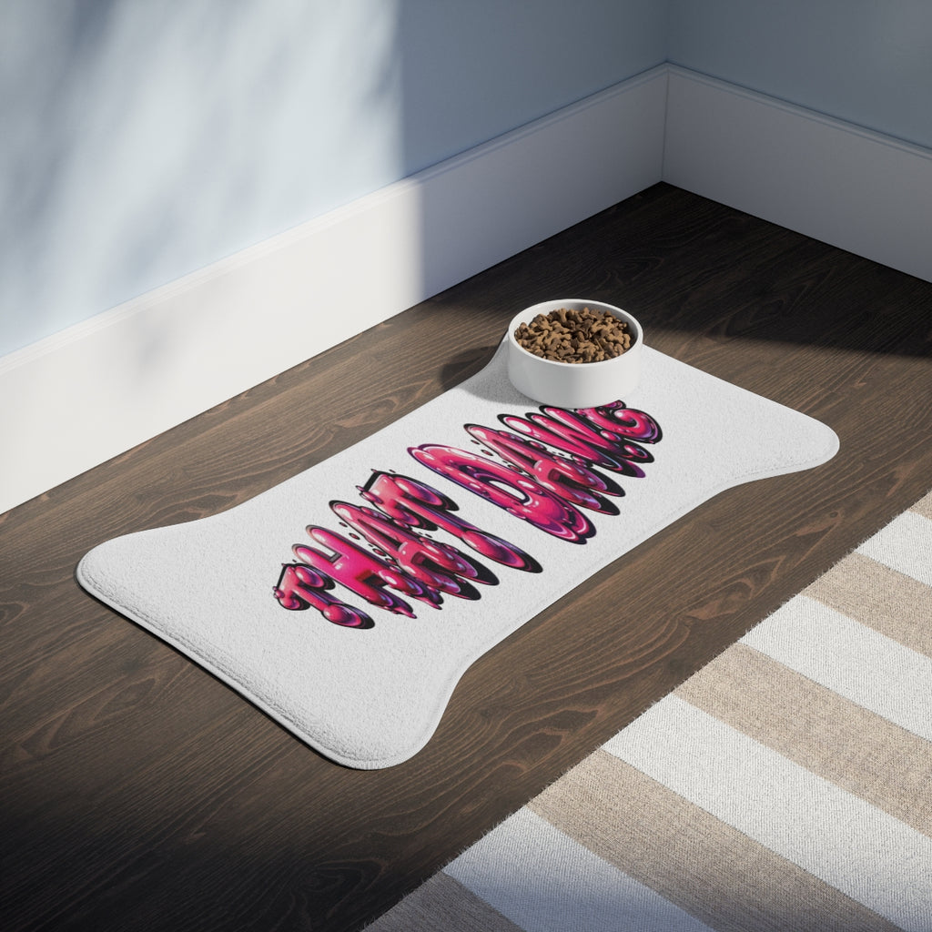 Custom Water Absorbent Mat with Pet Name Text