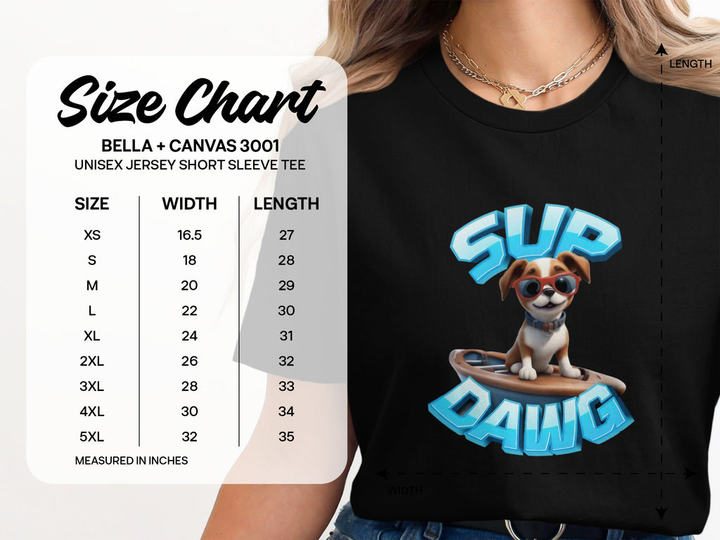 Fun SUP Dawg Unisex Jersey Short Sleeve Tee