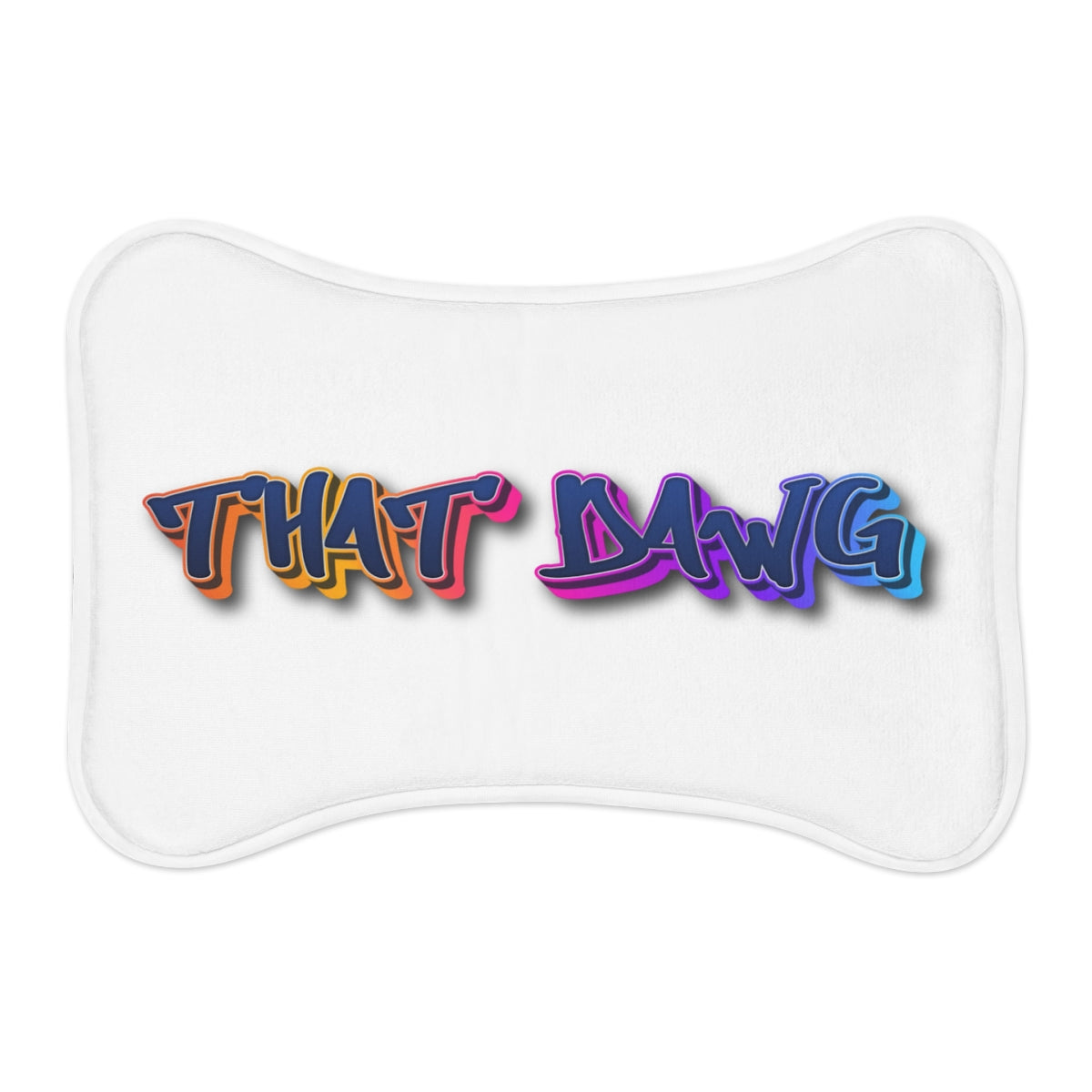 THAT DAWG Graphic Print Unique Design Pillow
