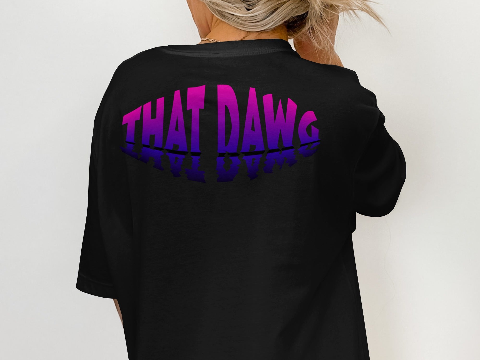 THAT DAWG Graphic Black T-Shirt product