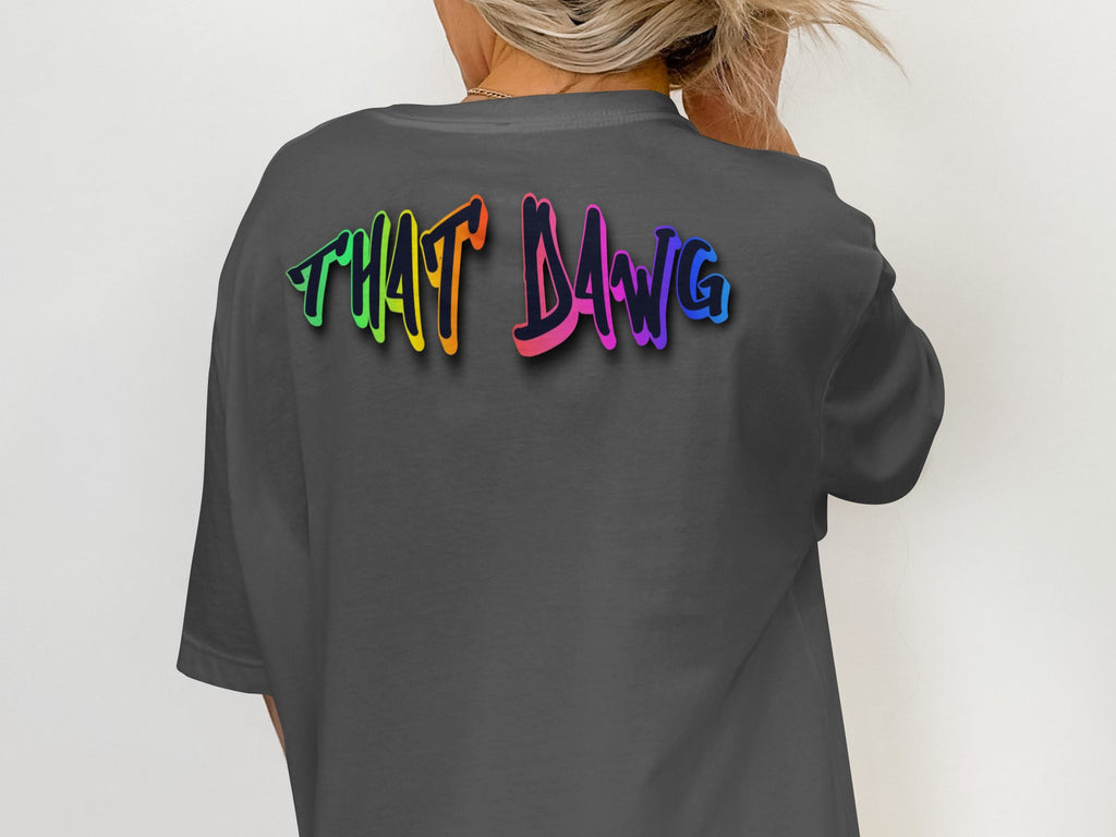 THAT DAWG Graphic Print Oversized T-shirt product type