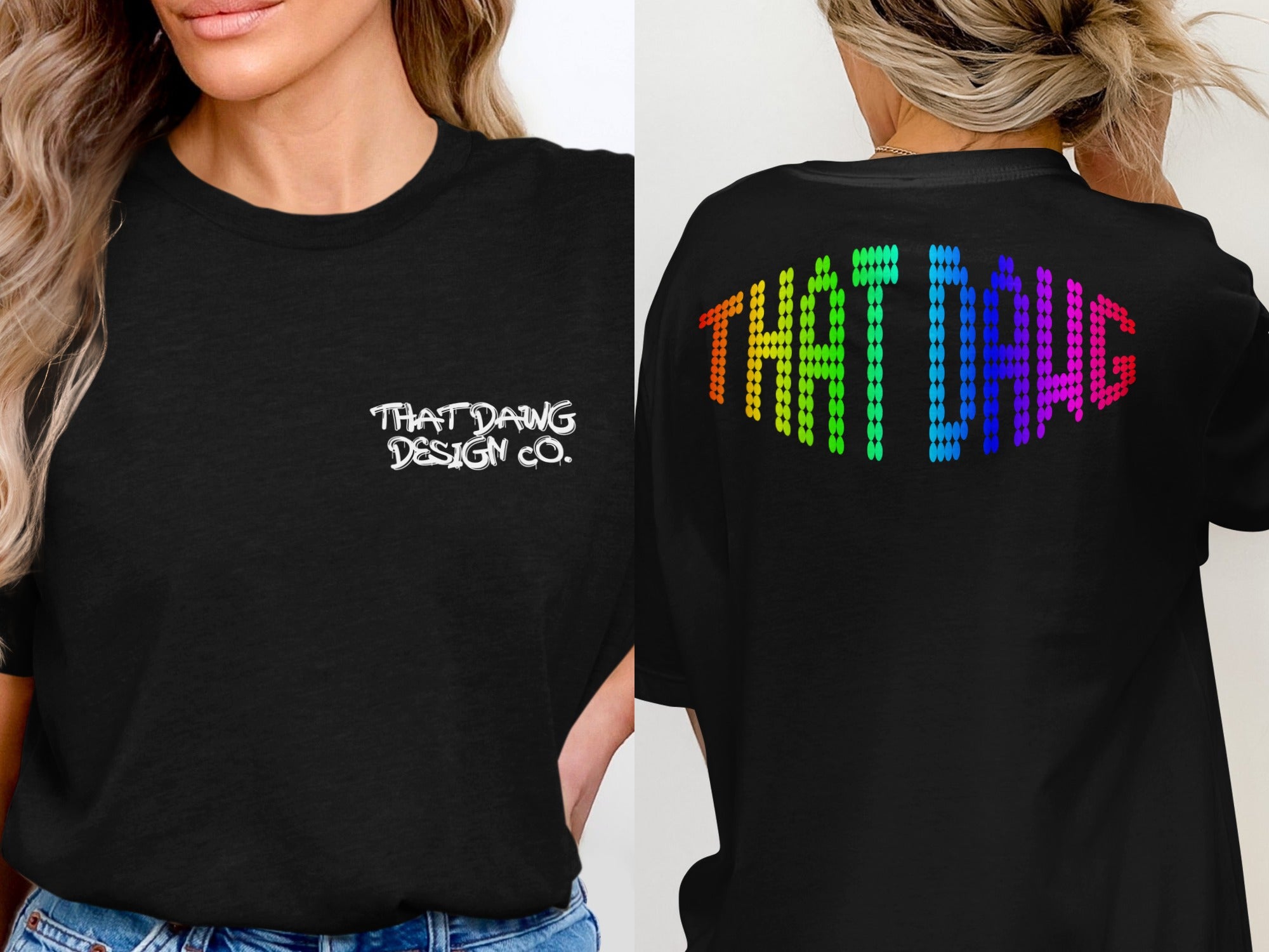 That Dang Design Co Artistic Black T-Shirt product