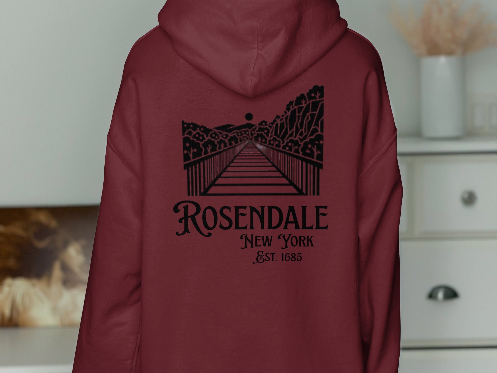 Rosendale New York EST 1685 Design Hoodie