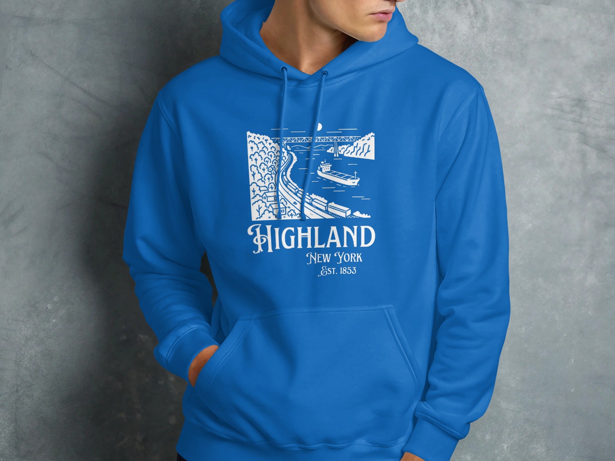 Highland New York EST 1853 Graphic Hoodie
