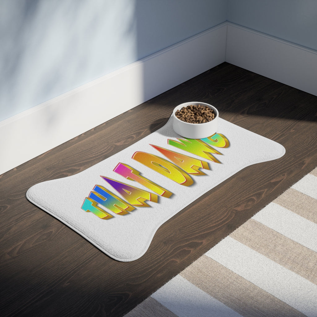 That Dang Colorful Pet Food Mat Pet Supplies