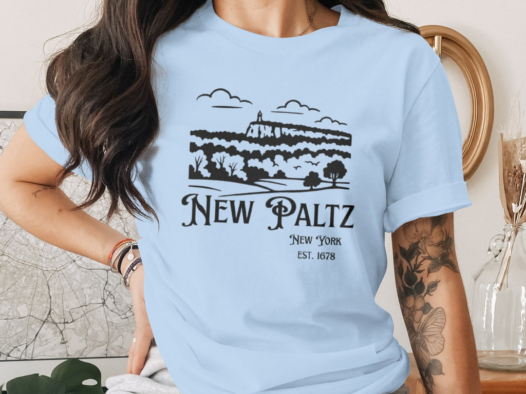New Paltz New York EST 1678 Graphic Tee