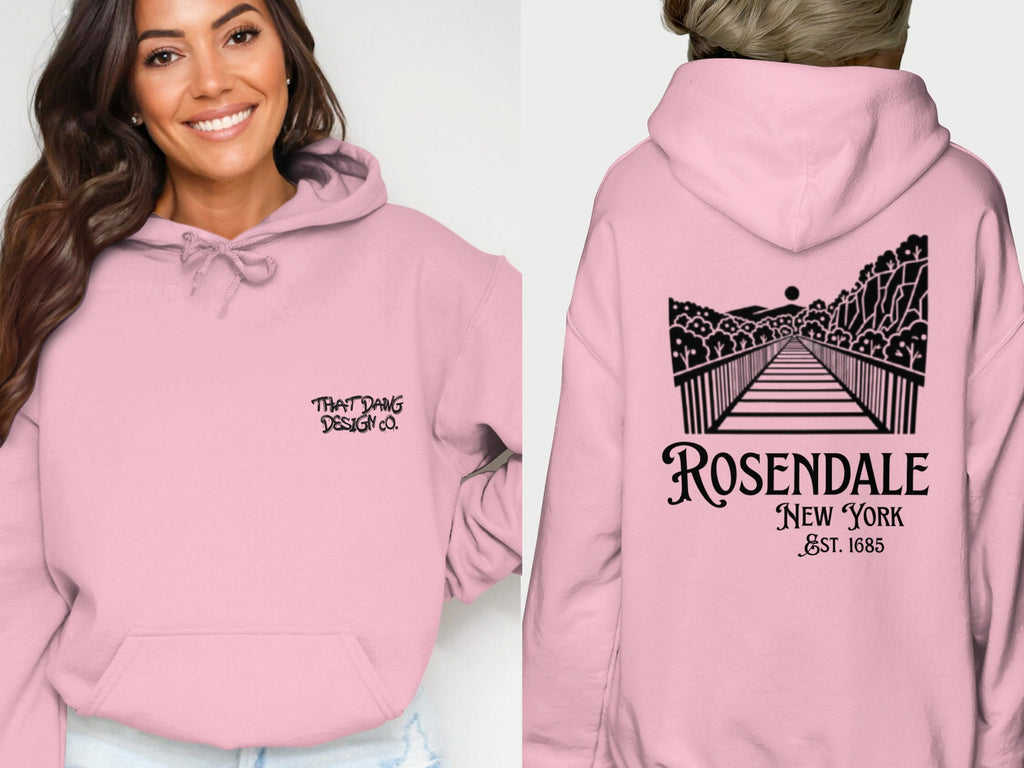 Rosendale New York Established Graphic Hoodie
