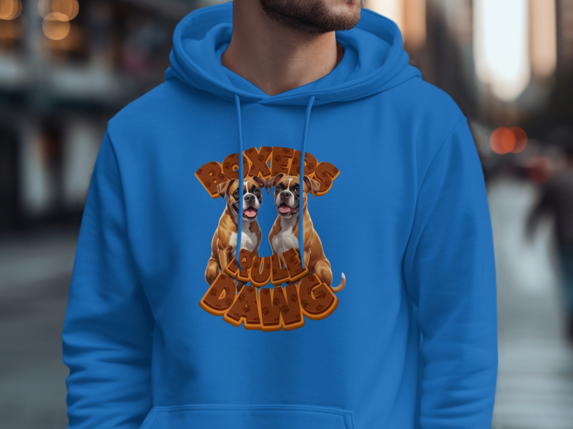 Boxers Couple Doing Hoodie Apparel with Fun Design