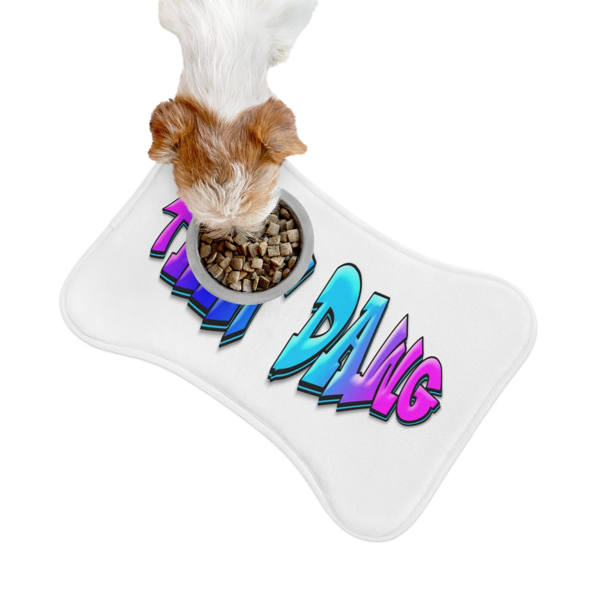 Tasty Dawg Dog Bowl Mat for Mealtime Fun