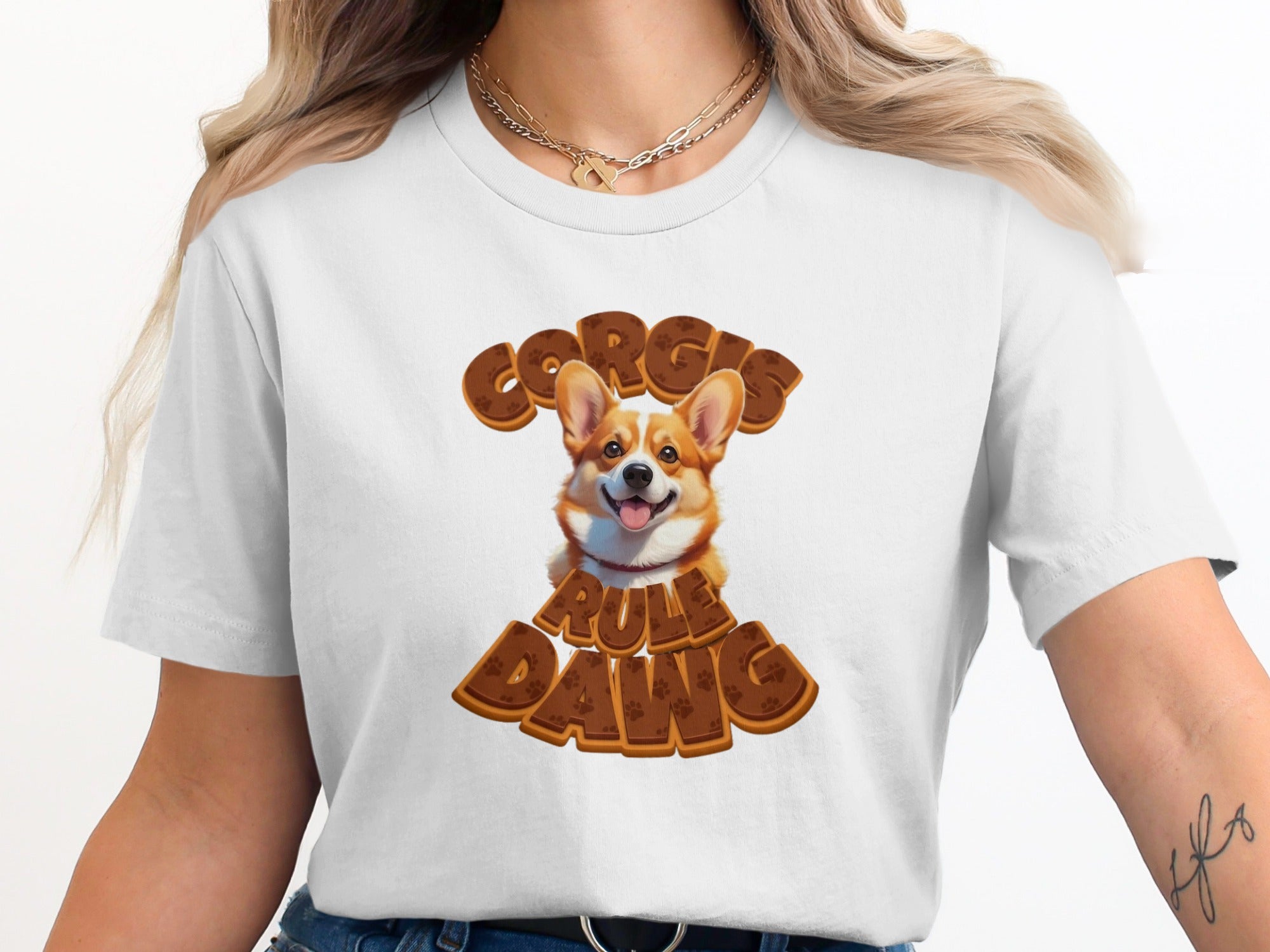 Corgis Rule Dawg Graphic Tee