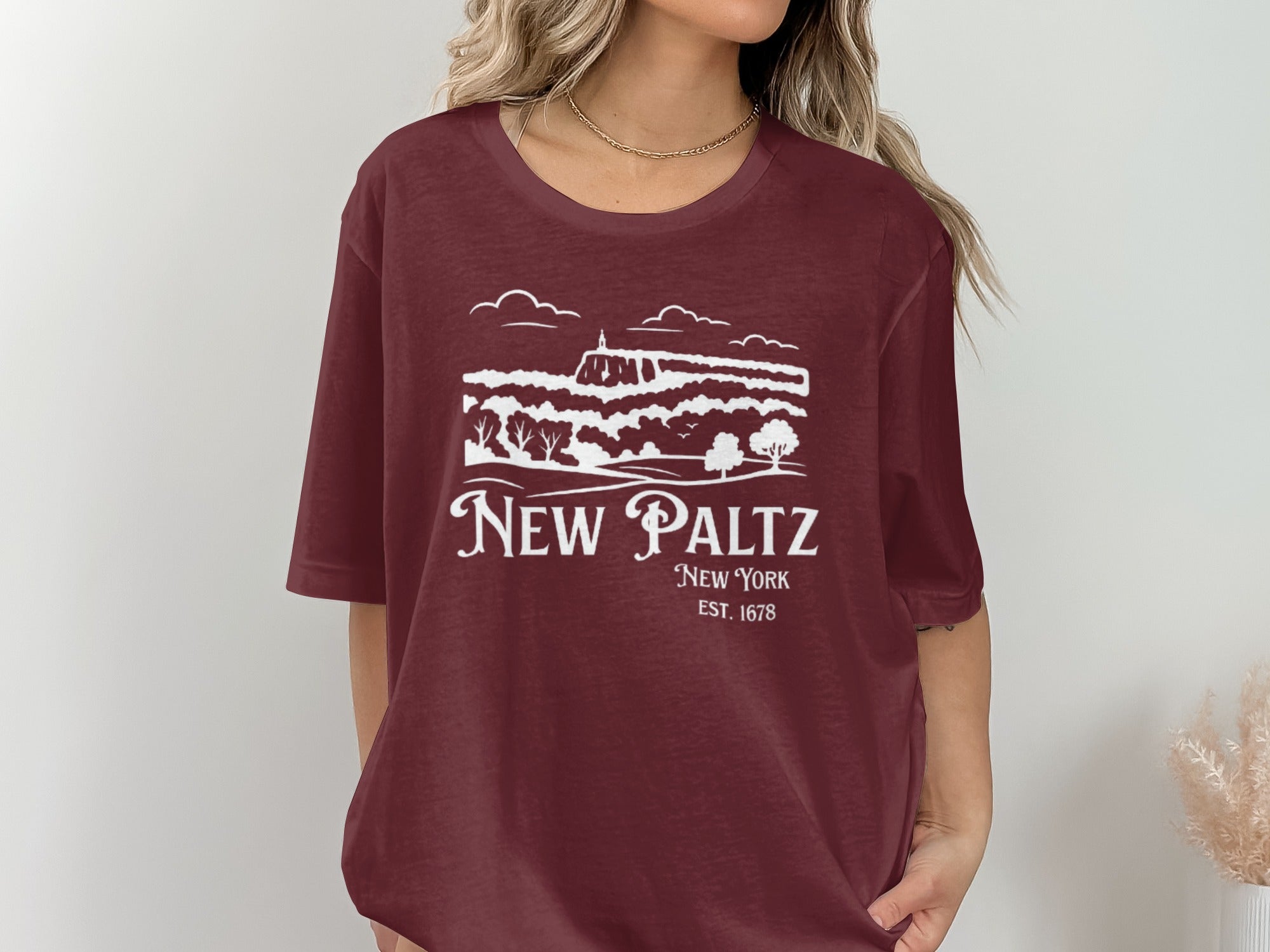 New Paltz New York Est 1678 Graphic T-Shirt