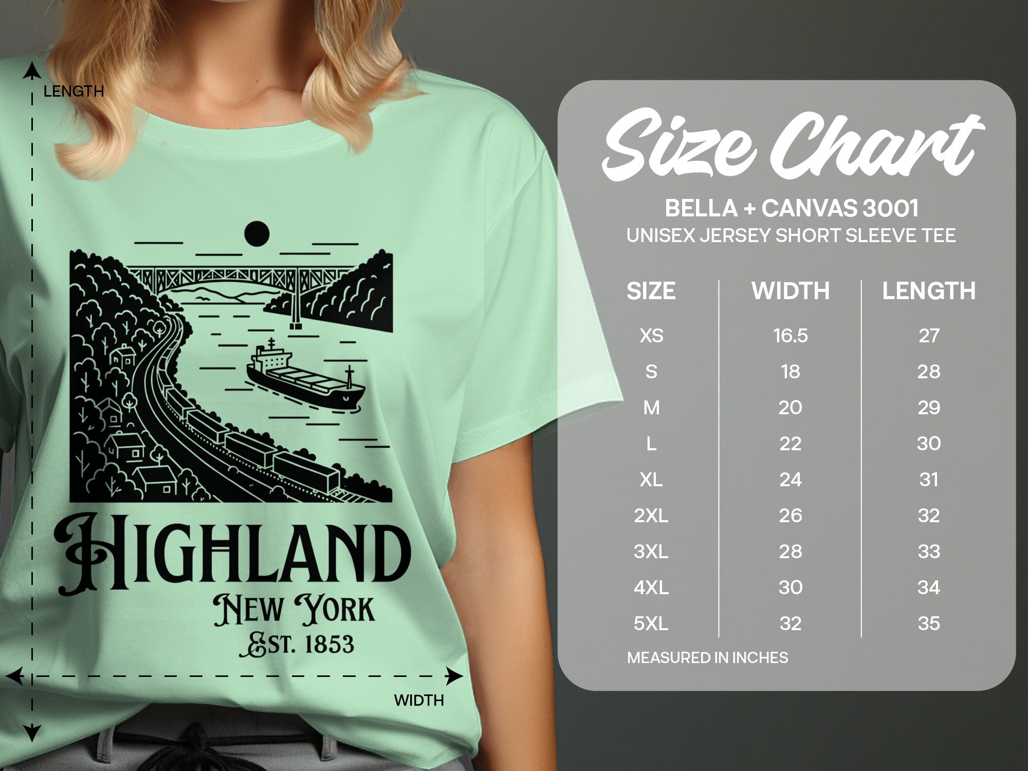 Highland New York Est. 1853 graphic tee