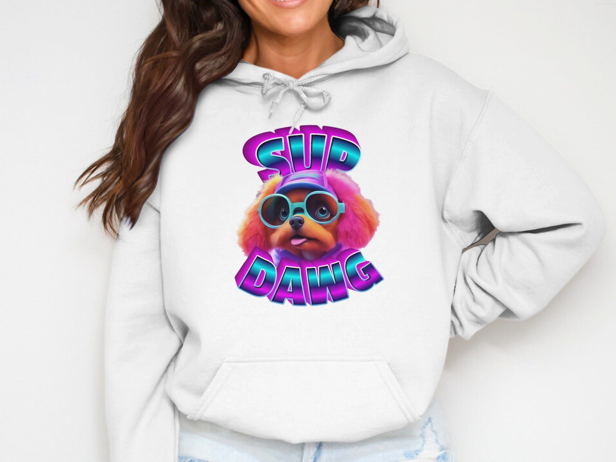 Sup Dawg Graphic Hoodie Sweatshirt product type