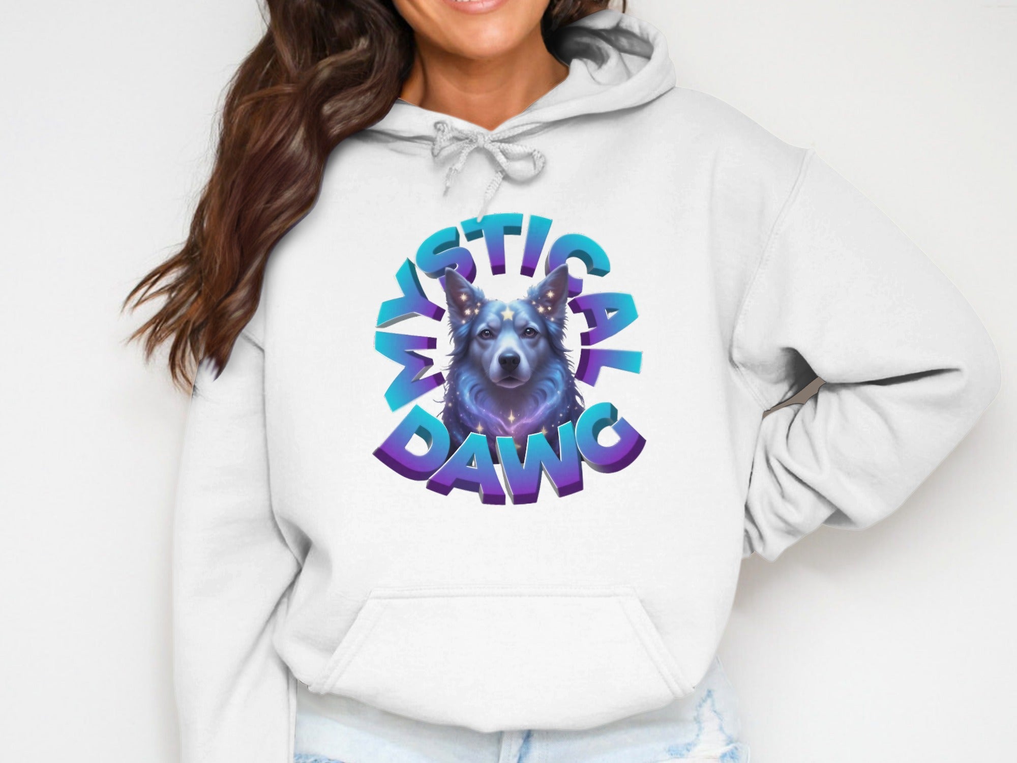 Mystical Dawg Graphic Hoodie for Adults Sweatshirt product type