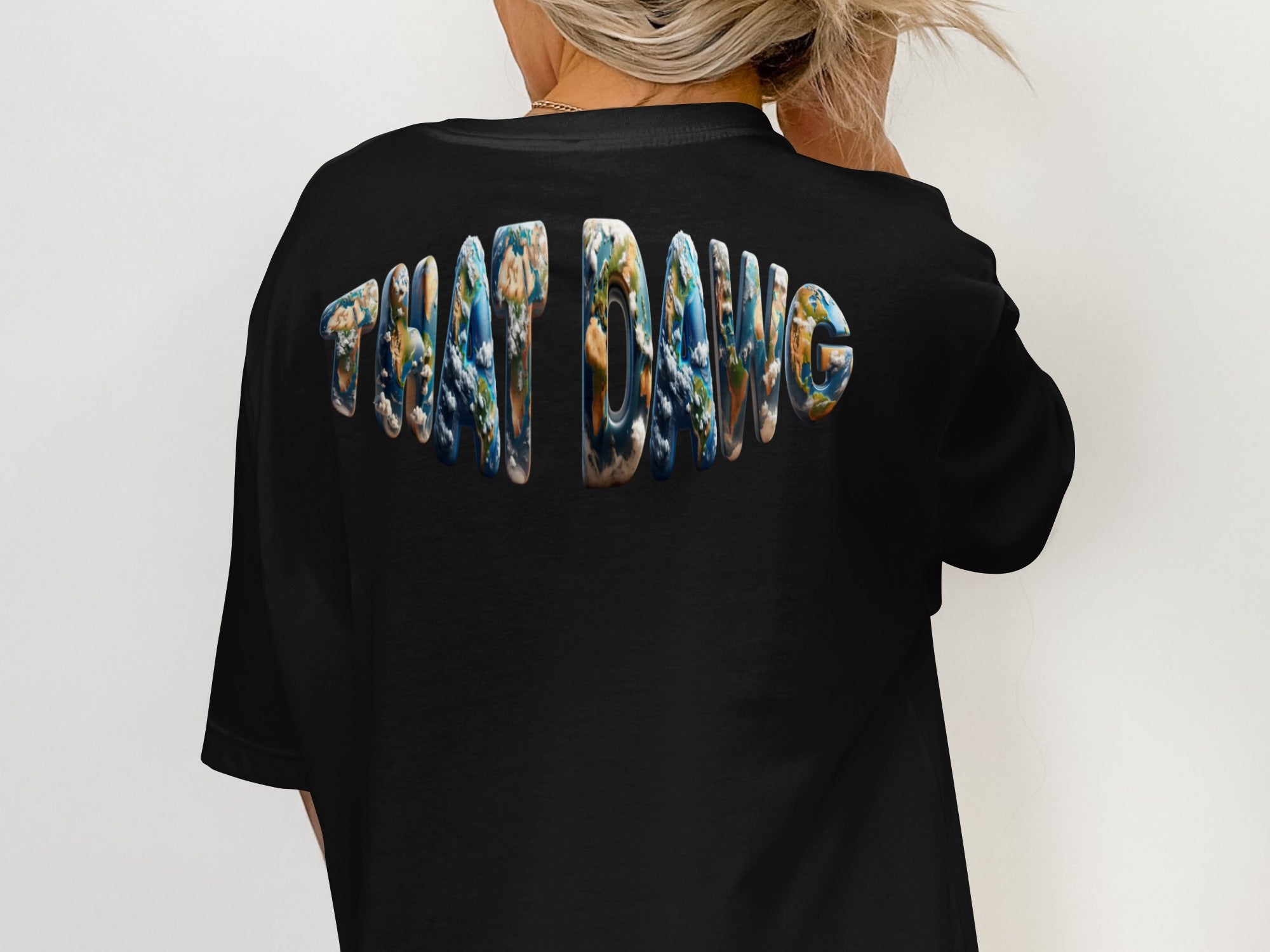 THAT DAWG Graphic Print Oversized T-Shirt product type