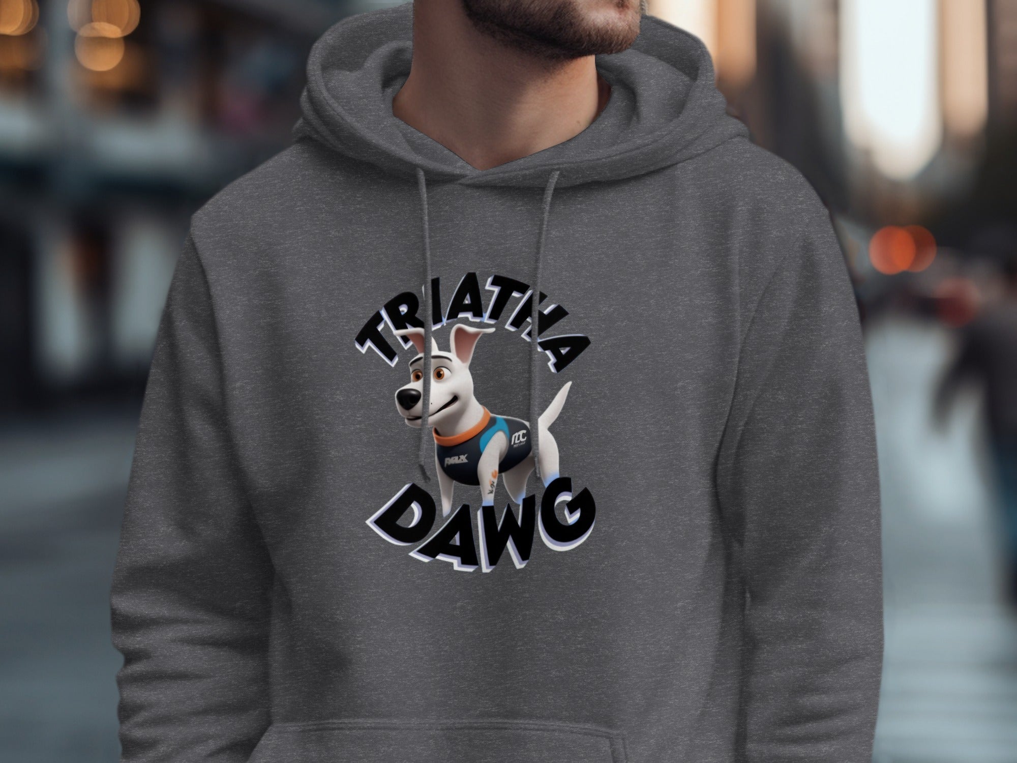 Triathla Dawg Graphic Hoodie for Casual Wear