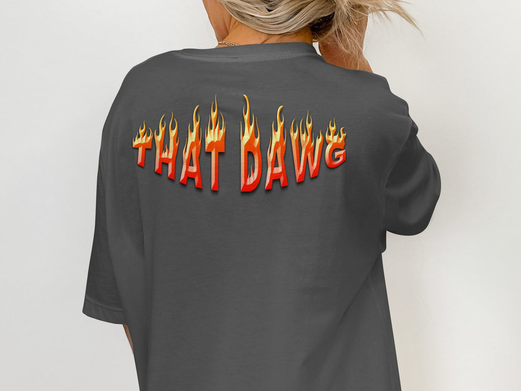 THAT DAWG Graphic Print Oversized Tee product