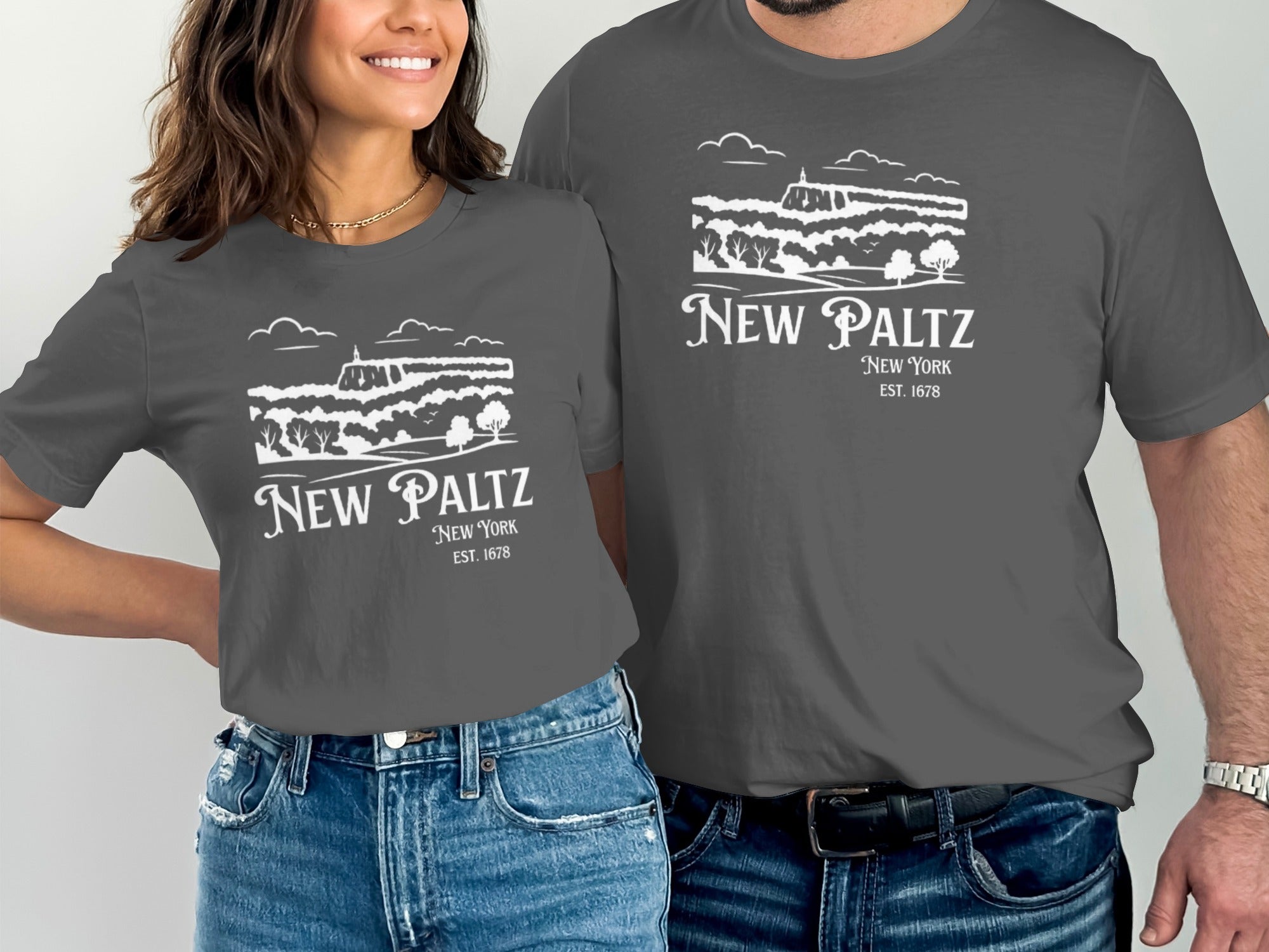 Scenic New Paltz New York Est. 1678 Graphic Tee