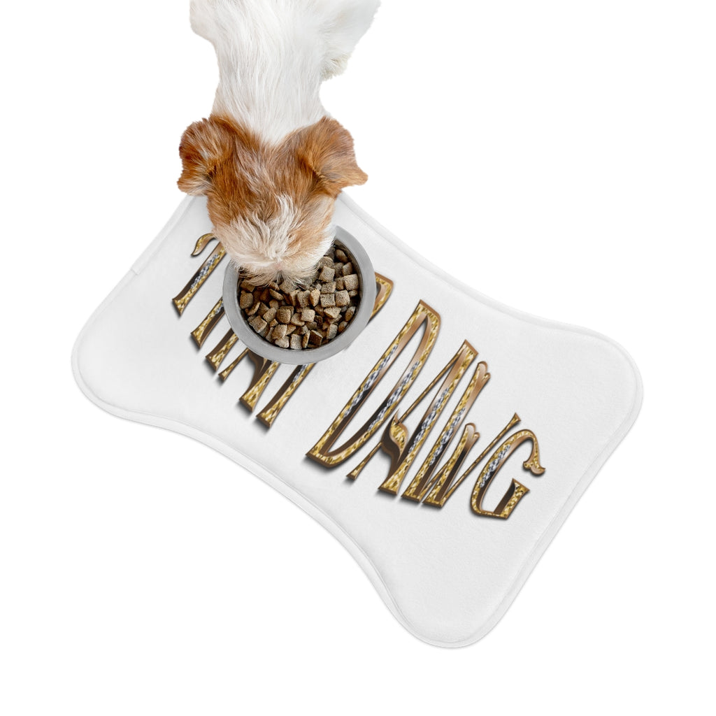 Trendy ALPHA DAWG Pet Feeding Mat for Stylish Dogs