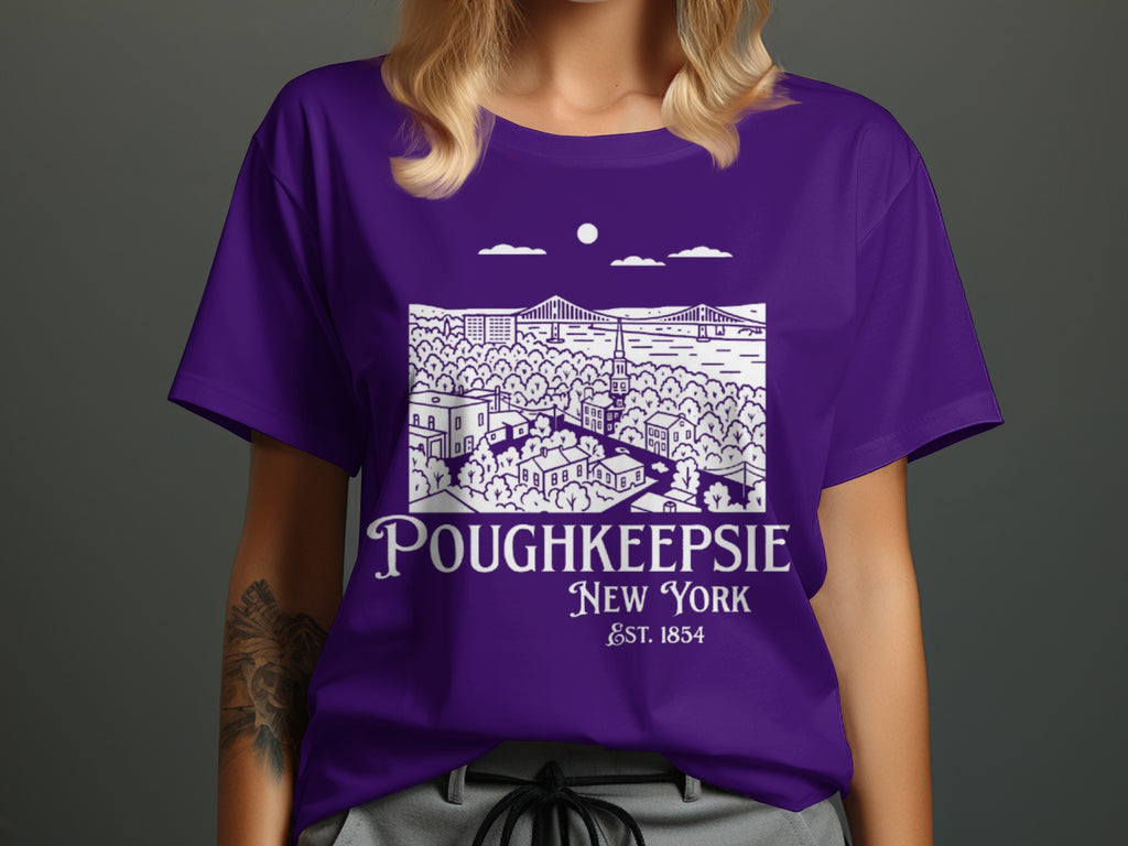 Poughkeepsie New York EST 1854 Graphic Tee shirt