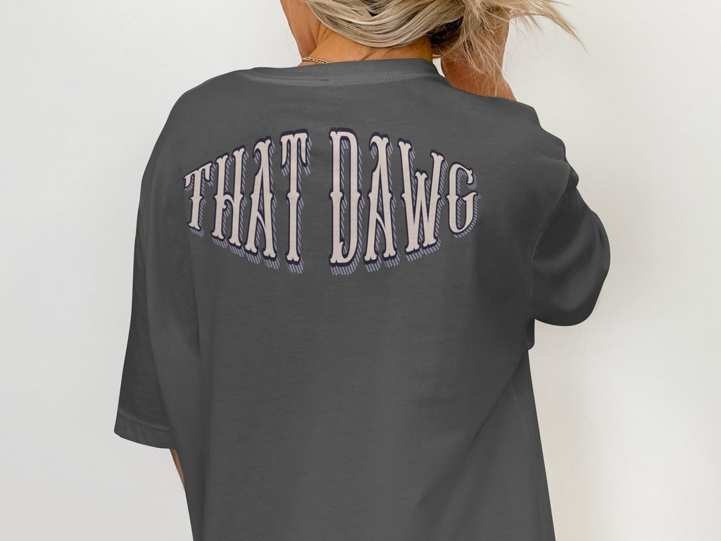 THAT DAWG Graphic Back Casual Apparel product